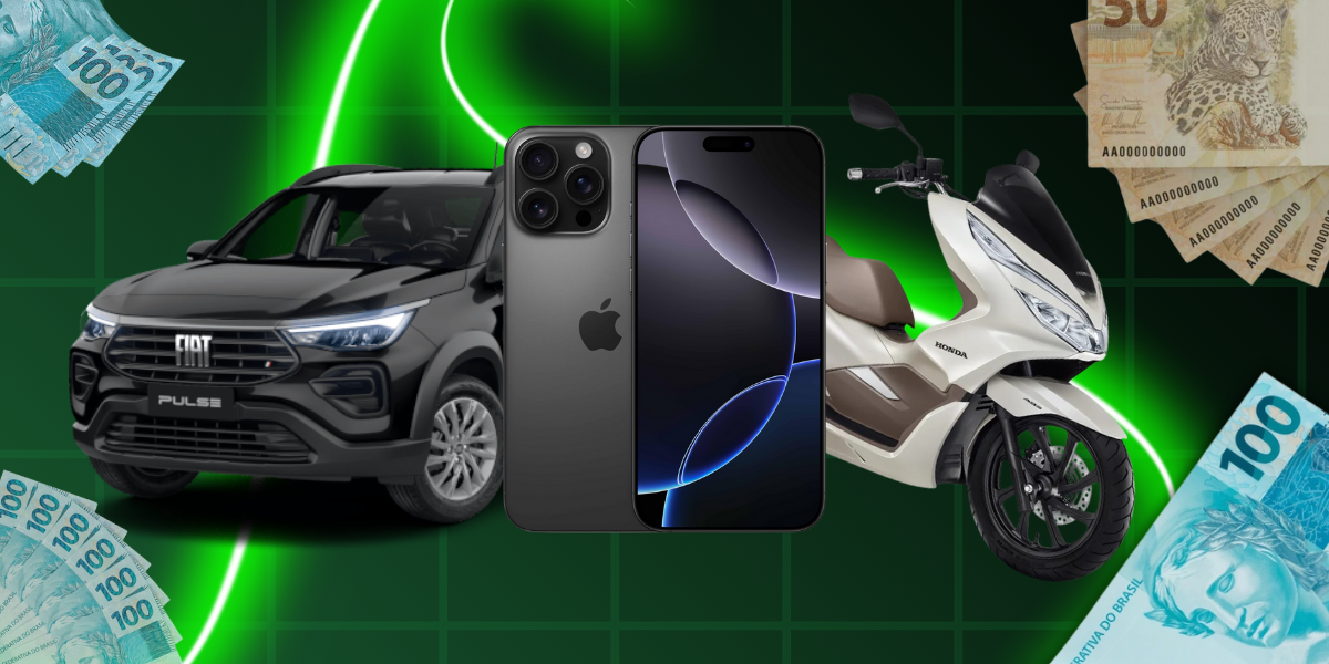 💰 GARAGEM DOS SONHOS 💰 - R$5,00 - PRÊMIOS DE ATÉ R$100.000,00